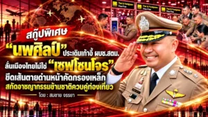 สกู๊ปพิเศษ “นพศิลป์” ประเดิมเก้าอี้ ผบช.สตม.